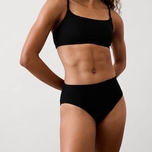 NWT Athleta High Rise Swim Bottom | Black